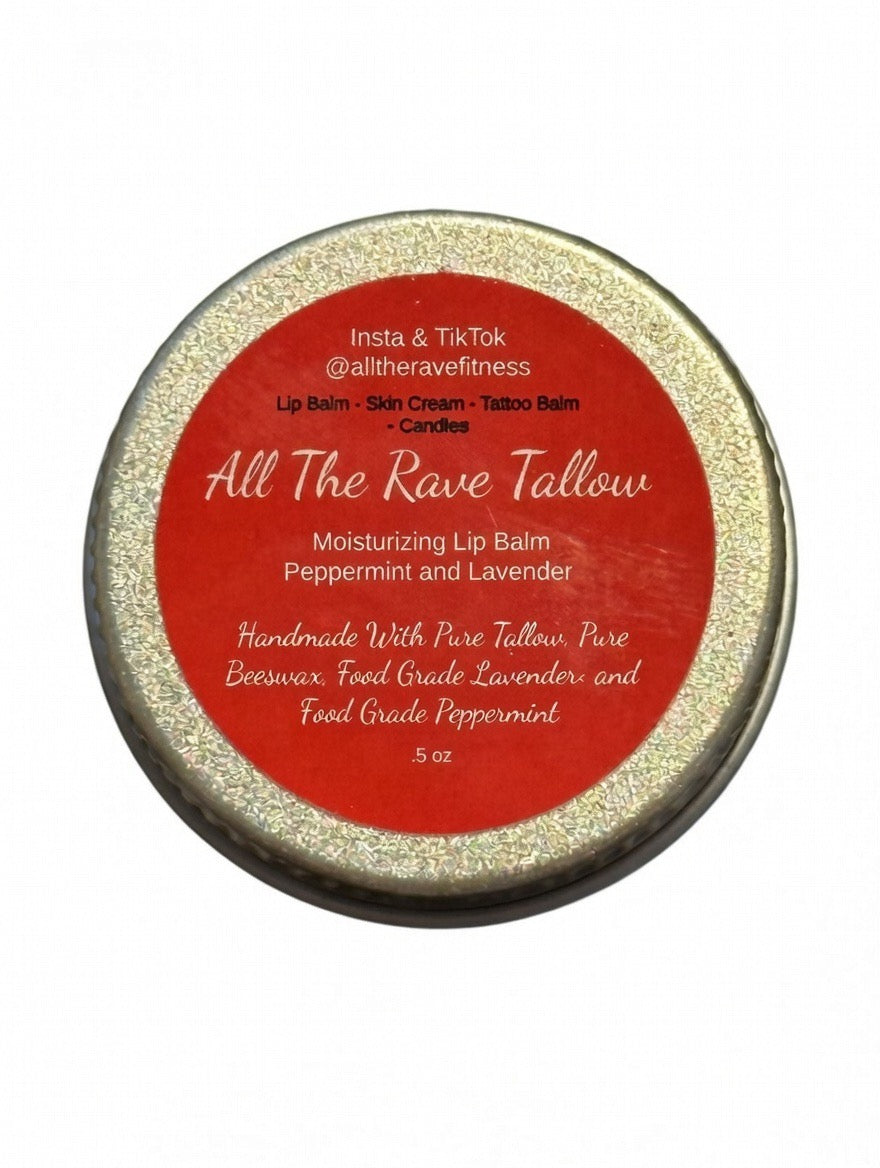 Moisturizing Lip Balm Peppermint & Lavender 0.5oz Tin