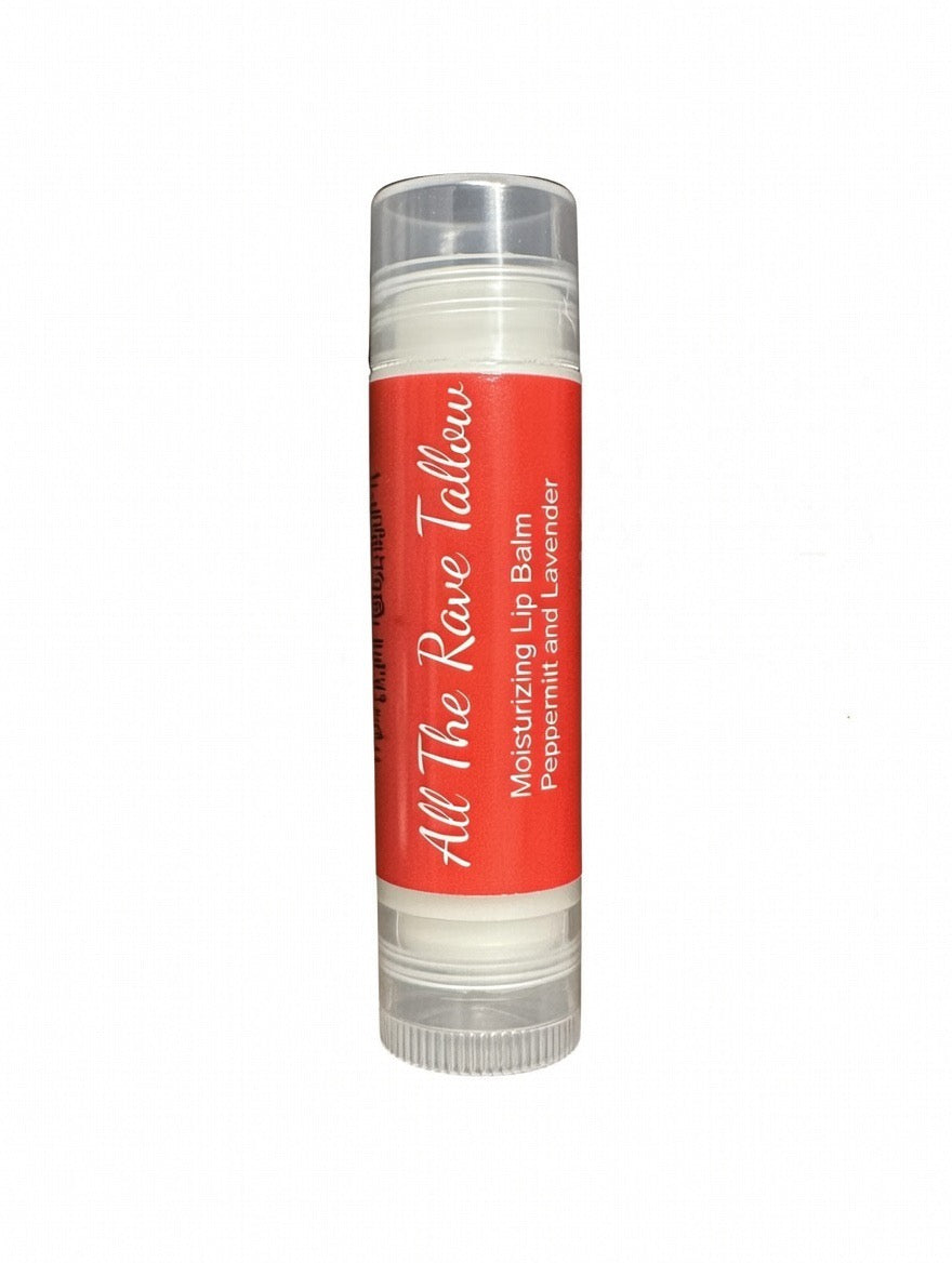 Moisturizing Lip Balm Peppermint and Lavender 0.15 oz Stick