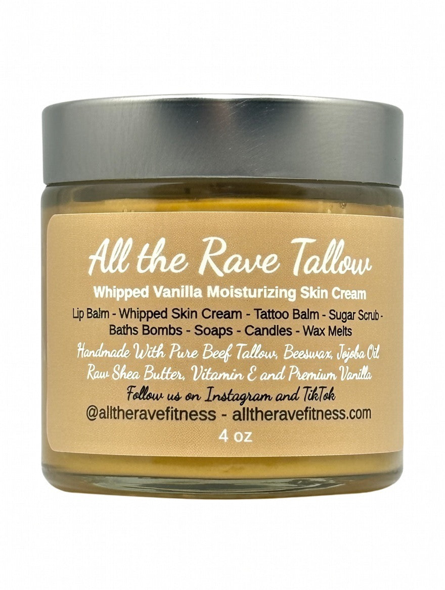 Whipped Beef Tallow Cream Vanilla 4oz