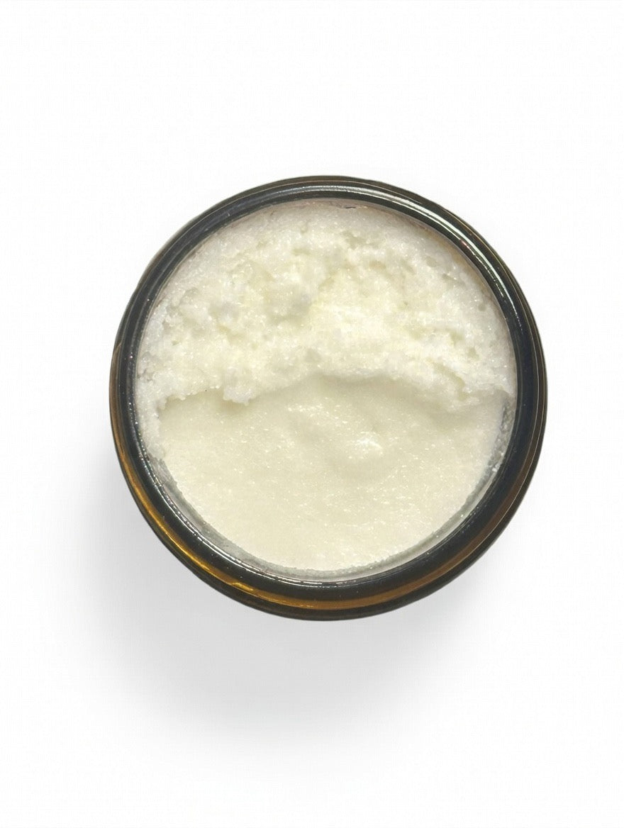 Whipped Beef Tallow Sugar Scrub Lavender and Peppermint 8oz