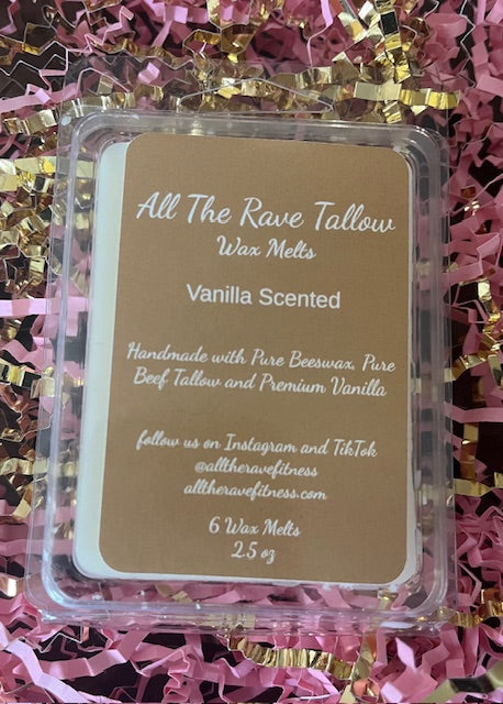 Beeswax and Tallow Wax Melts Vanilla 2.5 oz 6 ct