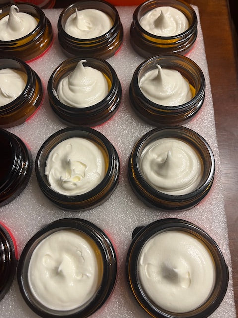 Whipped Tallow Moisturizing Skin Cream Peppermint and Lavender 4 oz